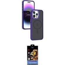 Motto Ticaret Apple Uyumlu iPhone 15 Pro Max Kılıf Yörünge Klasik Ikili Koruma Seti