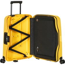 Samsonite S'cure - Spinner S, El Bagajı, S (55 Cm), 34 L, Sarı (Narenciye)