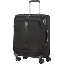 Samsonite Popsoda - Spinner S (Uzunluk: 40 Cm) El Bagajı, 55 Cm, 40 L, Siyah (Siyah)