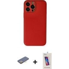 Pileli Store Pilelistore™ iPhone 13 Pro Max Kılıf Yadigar Klasik - Siyah Joko 5d Cam + Renkli Kamera Lens Koruma Cam - Sı