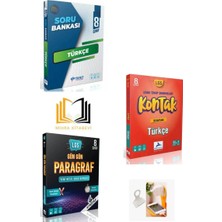 Paraf Yayınları 8.sınıf Türkçe Lgs Yardımcı Kitap Set 2025-2026(PRİZ Telefon Tutucu Hediye)
