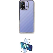 Motto Ticaret Xiaomi Uyumlu Redmi 12C Kılıf Vadi Minimal Ikili Koruma Seti