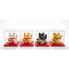 Nemere Güneş Enerjili Sallanan Şans Kedisi - Maneki Neko ALK4526