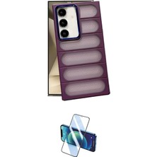 Motto Ticaret Samsung Uyumlu Galaxy S24 Kılıf Yadigar Doku Özel Seri Ikili Koruma Seti