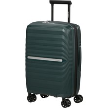 Samsonite Neo Flux - Spinner S, Genişletilebilir El Bagajı, 55 Cm, 39/45 L, Yeşil (Orman Yeşili)