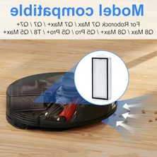 Aesco Hepa Filtre Için Roborock Q7 Max/ Q7 Max+/ Q7/ Q7+/ Q8 Max/ Q8 Max+/ Q5 Pro/ Q5 Pro+/ T8 Robot Elektrikli Süpürge Yedek Parça, Filtre Yıkanabilir ve Tekrar Kullanılabilir, Daha Güçlü Emiş