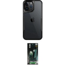 Motto Ticaret Apple Uyumlu iPhone 15 Pro Kılıf Akış Çizgi Koleksiyonu Ikili Koruma Seti