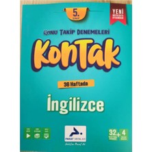 Paraf Yayınları 5.sınıf Kontak Ingilizce  Konu Takip Denemeleri Yeni Müfredat 2025