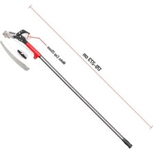 Aesco Teleskobik Dal Budama Testeresi ve Makas Seti, 2 In 1, 170-273CM Uzunluk, 30CM Testere Palası, 25MM Kesim Kapasitesi, Alüminyum Sap