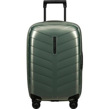 Samsonite Attrix - Spinner S, Genişletilebilir El Bagajı, 55 Cm, 38/44 L, Yeşil (Fesleğen Yeşili)