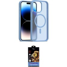 Motto Ticaret Apple Uyumlu iPhone 15 Pro Max Kılıf Siluet Minimal Prime Ikili Koruma Seti
