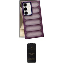 Motto Ticaret Samsung Uyumlu Galaxy S24 Plus Kılıf Yadigar Doku Özel Seri Ikili Koruma Seti