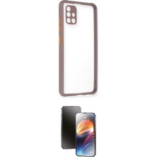 Motto Ticaret Samsung Uyumlu Galaxy A71 Kılıf Nova Asil Özel Seri Ikili Koruma Seti