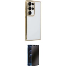 Motto Ticaret Samsung Uyumlu Galaxy S25 Ultra Kılıf Vadi Minimal Ikili Koruma Seti