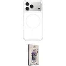 Motto Ticaret Apple Uyumlu iPhone 17 Pro Max Kılıf Yankı Minimal Serisi Ikili Koruma Seti