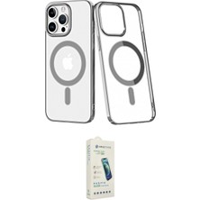 Motto Ticaret Apple Uyumlu iPhone 14 Pro Max Kılıf Yörünge Minimal Ikili Koruma Seti