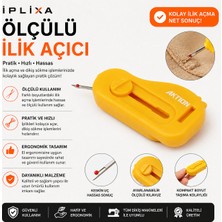 İplixa Iplixa Ölçülü Ilik Açıcı Dikiş Sökücü – Ayarlanabilir Kılavuzlu Ergonomik Iplik Kesici Aparat