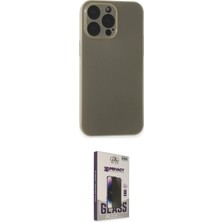 Motto Ticaret Apple Uyumlu iPhone 15 Pro Max Kılıf Atlas Minimal Prime Ikili Koruma Seti