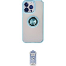 Motto Ticaret Apple Uyumlu iPhone 15 Pro Kılıf Yörünge Çizgi Ikili Koruma Seti