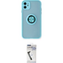 Motto Ticaret Apple Uyumlu iPhone 11 Kılıf Yörünge Çizgi Ikili Koruma Seti