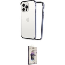 Motto Ticaret Apple Uyumlu iPhone 15 Pro Max Kılıf Pusula Asil Koleksiyonu Ikili Koruma Seti