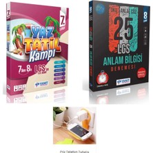 Paraf Yayınları Yanıt 7.sınıf Yaz Tatil Kamp Kitabı + Yanıt 8.sınıf Anlam Bilgisi Set 2025 Priz Tutuculu