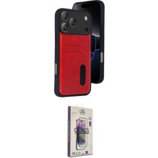 Motto Ticaret Apple Uyumlu iPhone 17 Pro Kılıf Yörünge Işık Serisi Ikili Koruma Seti