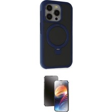Motto Ticaret Apple Uyumlu iPhone 15 Pro Kılıf Ahenk Yansıma Özel Seri Ikili Koruma Seti