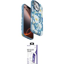 Motto Ticaret Apple Uyumlu iPhone 16 Pro Max Kılıf Siluet Doku Ikili Koruma Seti