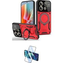 Motto Ticaret Xiaomi Uyumlu Redmi Note 13 Pro 4g Kılıf Kıvılcım Modern Serisi Ikili Koruma Seti