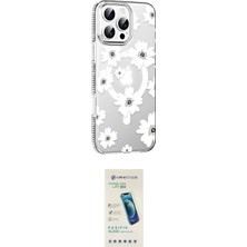 Motto Ticaret Apple Uyumlu iPhone 16 Pro Kılıf Yörünge Işık Prime Ikili Koruma Seti