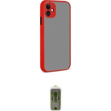Motto Ticaret Apple Uyumlu iPhone 12 Kılıf Ahenk Çizgi Serisi Ikili Koruma Seti