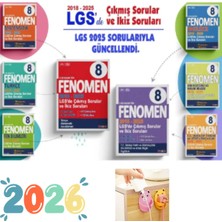 Paraf Yayınları Lgs Fenomen 8. Sınıf Çıkmış Sorular ve Ikiz Soruları Seti 2018-2025(PRİZ Tutucu ve Denemeli)