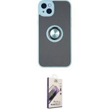 Motto Ticaret Apple Uyumlu iPhone 14 Kılıf Yörünge Çizgi Ikili Koruma Seti