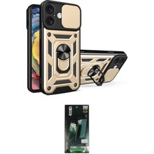Motto Ticaret Apple Uyumlu iPhone 16 Kılıf Ahenk Klasik Ikili Koruma Seti