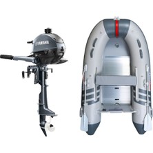 Marinport 2.70 Alüminyum Taban Şişme Bot + Yamaha 2.5 Hp Deniz Motoru
