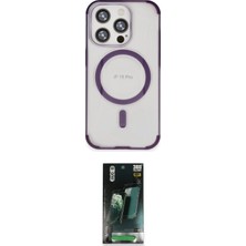 Motto Ticaret Apple Uyumlu iPhone 15 Pro Kılıf Eksen Klasik Koleksiyonu Ikili Koruma Seti