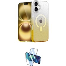 Motto Ticaret Apple Uyumlu iPhone 16 Kılıf Eksen Minimal Özel Seri Ikili Koruma Seti