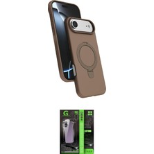 Motto Ticaret Apple Uyumlu iPhone 17 Air Kılıf Iz Işık Koleksiyonu Ikili Koruma Seti