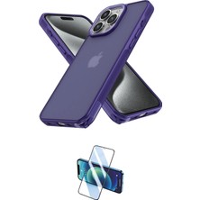 Motto Ticaret Apple Uyumlu iPhone 15 Pro Max Kılıf Atlas Form Ikili Koruma Seti