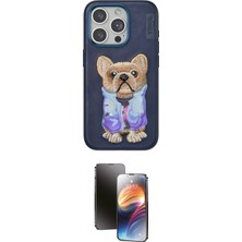 Motto Ticaret Apple Uyumlu iPhone 15 Pro Kılıf Iz Minimal Koleksiyonu Ikili Koruma Seti