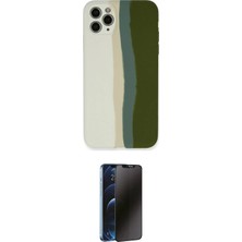 Motto Ticaret Apple Uyumlu iPhone 11 Pro Kılıf Yadigar Çizgi Ikili Koruma Seti