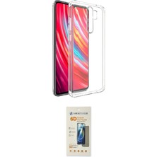 Motto Ticaret Xiaomi Uyumlu Redmi Note 8 Pro Kılıf Zirve Doku Ikili Koruma Seti