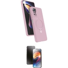 Motto Ticaret Xiaomi Uyumlu Redmi Note 12 Pro 4g Kılıf Iz Işık Koleksiyonu Ikili Koruma Seti