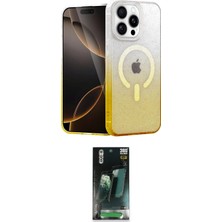 Motto Ticaret Apple Uyumlu iPhone 15 Pro Kılıf Eksen Minimal Özel Seri Ikili Koruma Seti