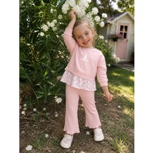 BeU Kids Kız Çocuk %100 Pamuk Unicorn Baskılı Alt Üst Takım