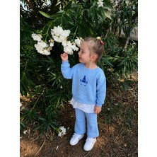 BeU Kids Kız Çocuk %100 Pamuk Unicorn Baskılı Alt Üst Takım