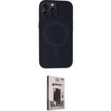Motto Ticaret Apple Uyumlu iPhone 15 Pro Kılıf Kutup Serisi Ikili Koruma Seti