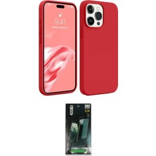 Motto Ticaret Apple Uyumlu iPhone 15 Pro Kılıf Kozmos Yansıma Özel Seri Ikili Koruma Seti