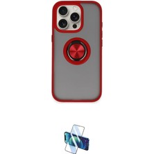 Motto Ticaret Apple Uyumlu iPhone 16 Pro Kılıf Yörünge Çizgi Ikili Koruma Seti